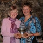 Margaret Nelson presenting the Kay Quaich (Points Runner up) to Susan Scougal Margaret Nelson presenting the Kay Quaich (Points Runner up) to Susan Scougal