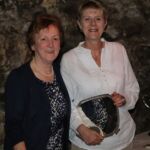 Wilma Brownlie presenting the Cuthill Salver (Points Winner) to this year’s winner, Allison Pirie Wilma Brownlie presenting the Cuthill Salver (Points Winner) to this year’s winner, Allison Pirie