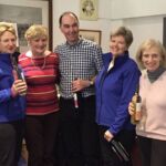 Over 40's Bonspiel Challenge Runners Up: Susan Scougal, Sue Cameron, Robin Kay, Caroline Liddle.
