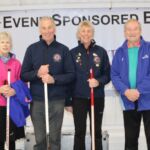 Over 40's Bonspiel 4th Place: Peter Bowyer, Judith Dixon, Philip Dixon, Hilary Bowyer.