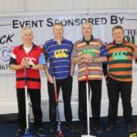 Over 40's Bonspiel Winners: Alan Chalmers, Graham Cormack, Iain Cormack, Paul Baughan.