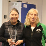 Runner Up - Jackie McQueen (with Valerie Inglis), presented by president Caroline Liddle